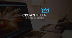 Desktop Screenshot of crownmediagroup.com